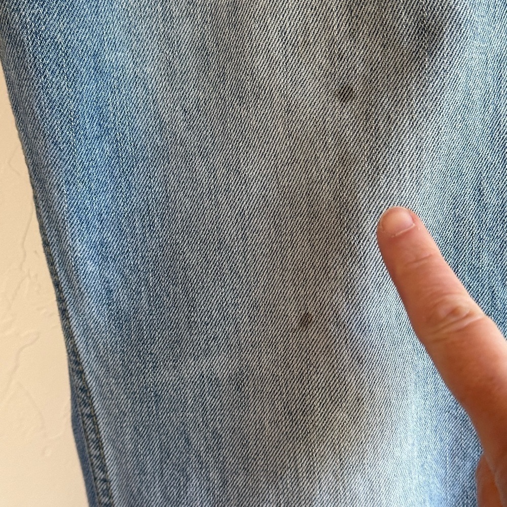 Levi’s 505 Classic Blue Medium Wash Straight Leg Denim Jeans Sz 33x30 - Picture 3 of 15